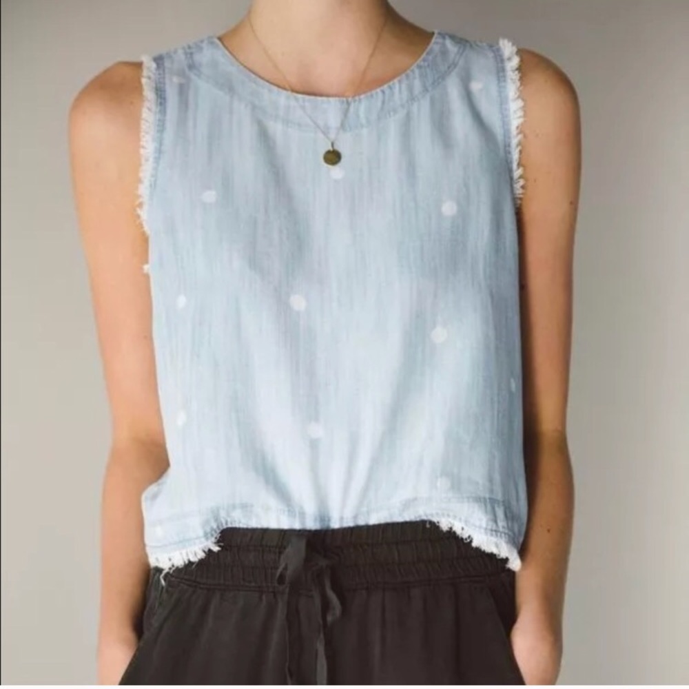 Cloth & Stone denim tank